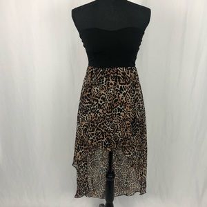 WET SEAL strapless high low dress